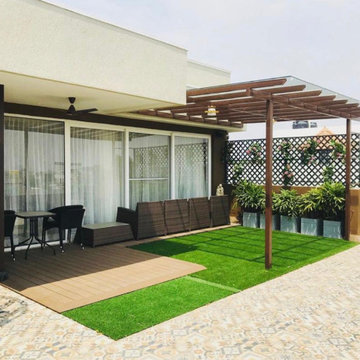 Minimalistic Terrace Garden