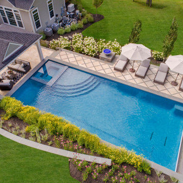 Spectacular outdoor landscaping with all the amenities