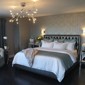 Contemporary Hollywood Glam Bedroom
