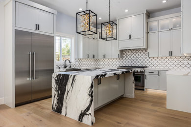 Inspiration for a contemporary kitchen remodel in San Francisco