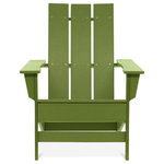 Durogreen - DUROGREEN Aria Adirondack Chair, Lime Green, Single - The Aria Modern Adirondack Chair is designed with contemporary simplicity, modern edges, and clean lines. Current in form and environmentally aware, this chair is crafted with Green Circle Certified, 95% recycled high-density polyethylene (HDPE), creating an all-weather design solution for your outdoor lifestyle. The sleek style is finished off with durable, stainless steel fasteners designed to endure the elements.