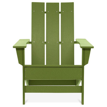 DUROGREEN Aria Adirondack Chair, Lime Green, Single