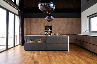 Slate & Copper Penthouse Kitchen