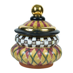 Argyle Small Canister | MacKenzie-Childs - Bathroom Canisters