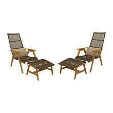 Outdoor lounge chairs