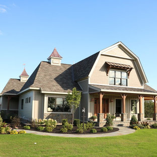 Landhausstil Häuser mit Mansardendach Ideen, Design & Bilder | Houzz