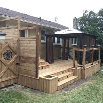 Custom two level deck