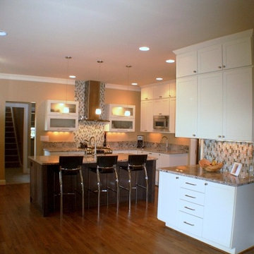 from dark & outdated to an open airy gourmet kitchen