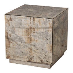 Worlds Away Silver Cubo Cocktail Cubes - Side Tables And End Tables