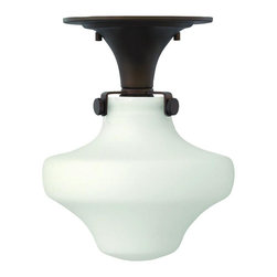 Hinkley - Foyer Congress, Flush Mount, Oil Rubbed Bronze - Flush-mount Ceiling Lighting