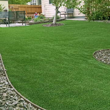 Quick Draining Artificial Lawn in Denver