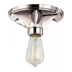 1 Light Flush Mount by Hudson Valley Bethesda  in Transitional style - Lighting