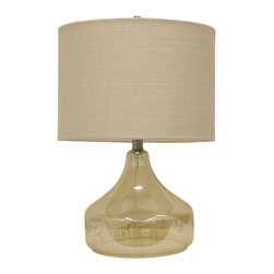 Decor Therapy - Decor Therapy 1-Light Glass Table Lamp, Luster - Table Lamps