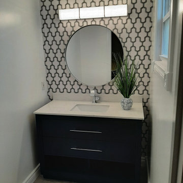Stylish en-suite washroom