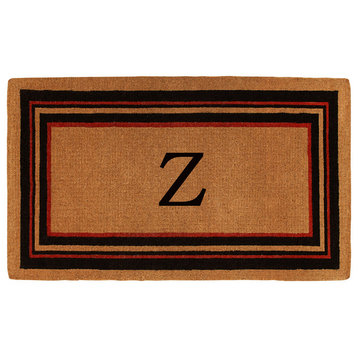 Esquire Monogram Doormat, Extra-Thick 2'x3', Letter Z