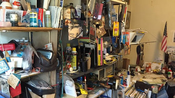 decluttering and packing