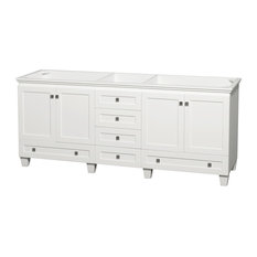 33 Inch Bathroom Vanities Houzz Wyndham Collection Acclaim Double Vanity White 80 No Countertop