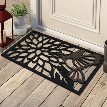 A1HC Hummingbird Indoor/Outdoor Beautiful Bronze Finish Doormat, 20"X30"