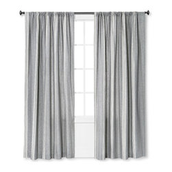 Linen Stripe Curtain Panel - The Industrial Shop&trade; - Products