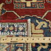 4x6 Oriental Wool Super Kazak Handmade Rug, P5666