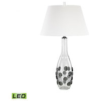 Dimond Lighting Confiserie LED Table Lamp, White, Clear, Gray