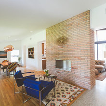 Living room opens up