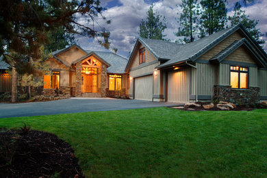 Inspiration for a rustic exterior home remodel in Other