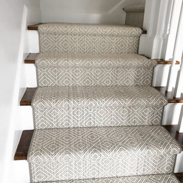 Diamond Oil Nut Bay Custom Stair Runner
