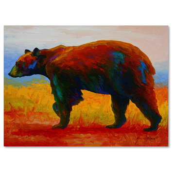 Marion Rose 'Blk Bear' Canvas Art, 14" x 19"