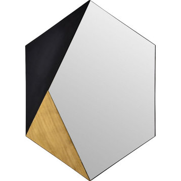 Renwil Inc Cad - 40" Hexagon Mirror, Mirror Finish