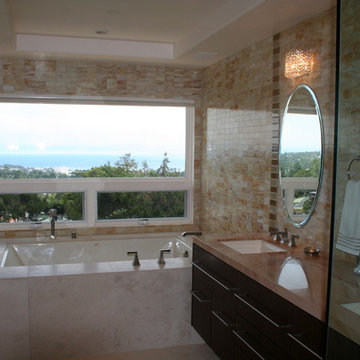 Master Bathroom with an Ocean View | Monterey, CA