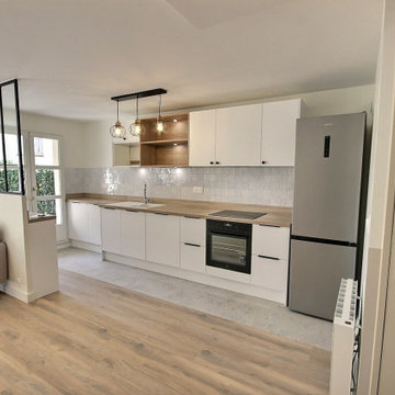 Rénovation complète d'un appartement en rez-de-chaussée à Herblay