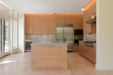 Kitchen - contemporary kitchen idea in Boston