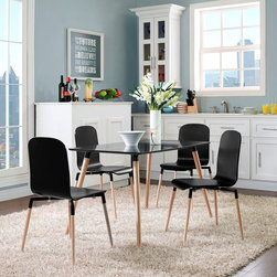 Stack Black Dining Set - Dining Sets