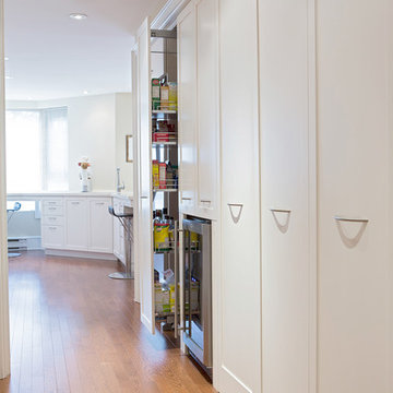 Cloud white downtown condo