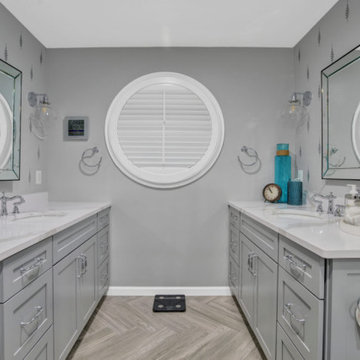 Designing Delight: A Kitchen and Dual Bathroom Makeover for Inspired Living