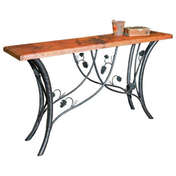 Piney Woods Console Table Base Only