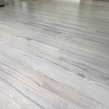 Red Oak finished with Bona craft oil Frost and 2 coats of Bona Traffic HD