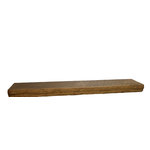 Punky Hill - Punky Hill Distressed Wooden Shelf, 48"x10"x3", With Brackets - Every Punky Hill piece is rich with age and character. Unlike other distressed products you'll notice the weathered, hand hewn appearance on the face of our shelves.  This shelf is 48" long, 10" deep and 3" thick.  Easy to install as a floating shelf with our invisible shelf brackets, three 6" brackets are included with this package.  Different sizes are available.