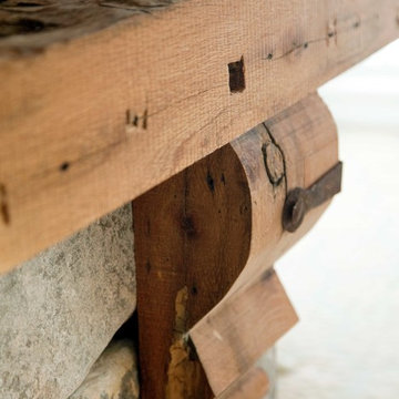 Reclaimed White Oak Mantel