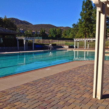 Interlocking Paver Pool Deck