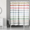 Colorful Watercolor Streaks 1 71x74 Shower Curtain