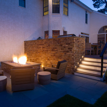 Rear Yard Deck and Patio Makeover