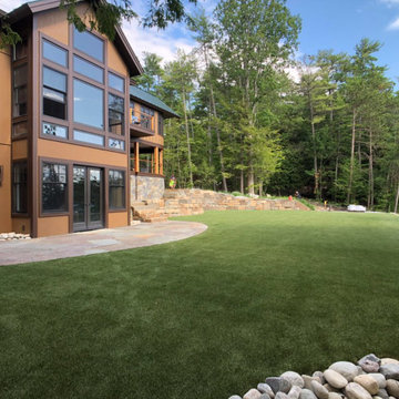 Synthetic Grass in the Front Yard