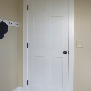 Kids Bedroom Door - 6 Panel White Painted Wood