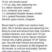 Recipes