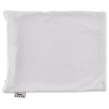 Bucky Bed Pillow Case, White