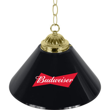 Budweiser 14" Single Shade Bar Lamp, Bow Tie