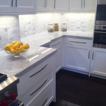Billerica Black and White Minimalist Kitchen