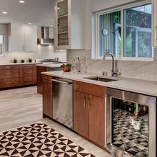 wet Bar With Wine Refrigerator